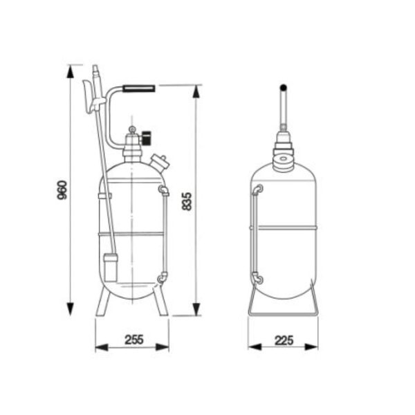 Nebulizzatore Portatile 16 Litri Raasm 22017