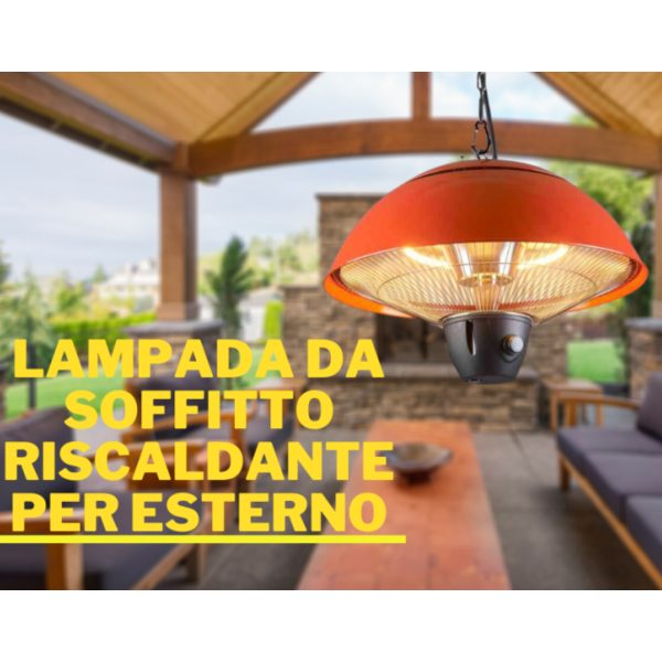 Lampada Stufa a Infrarossi Queensland Riscaldamento da Soffitto CFG ER005