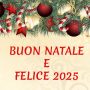 Buon Natale e Auguri per un Sereno e Felice 2025