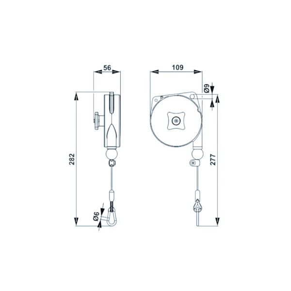 Bilanciatore Peso con Portata 0,4-1kg Tecna 9301