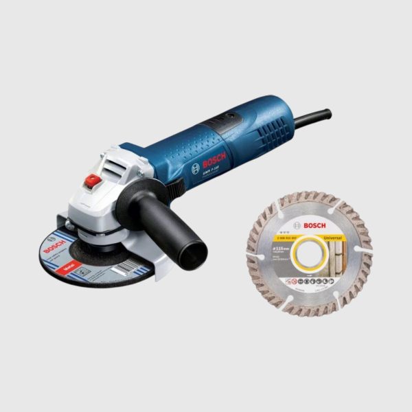 Smerigliatrice Angolare 720W con Disco Diamantato 115mm Bosch Professional GWS 7-115