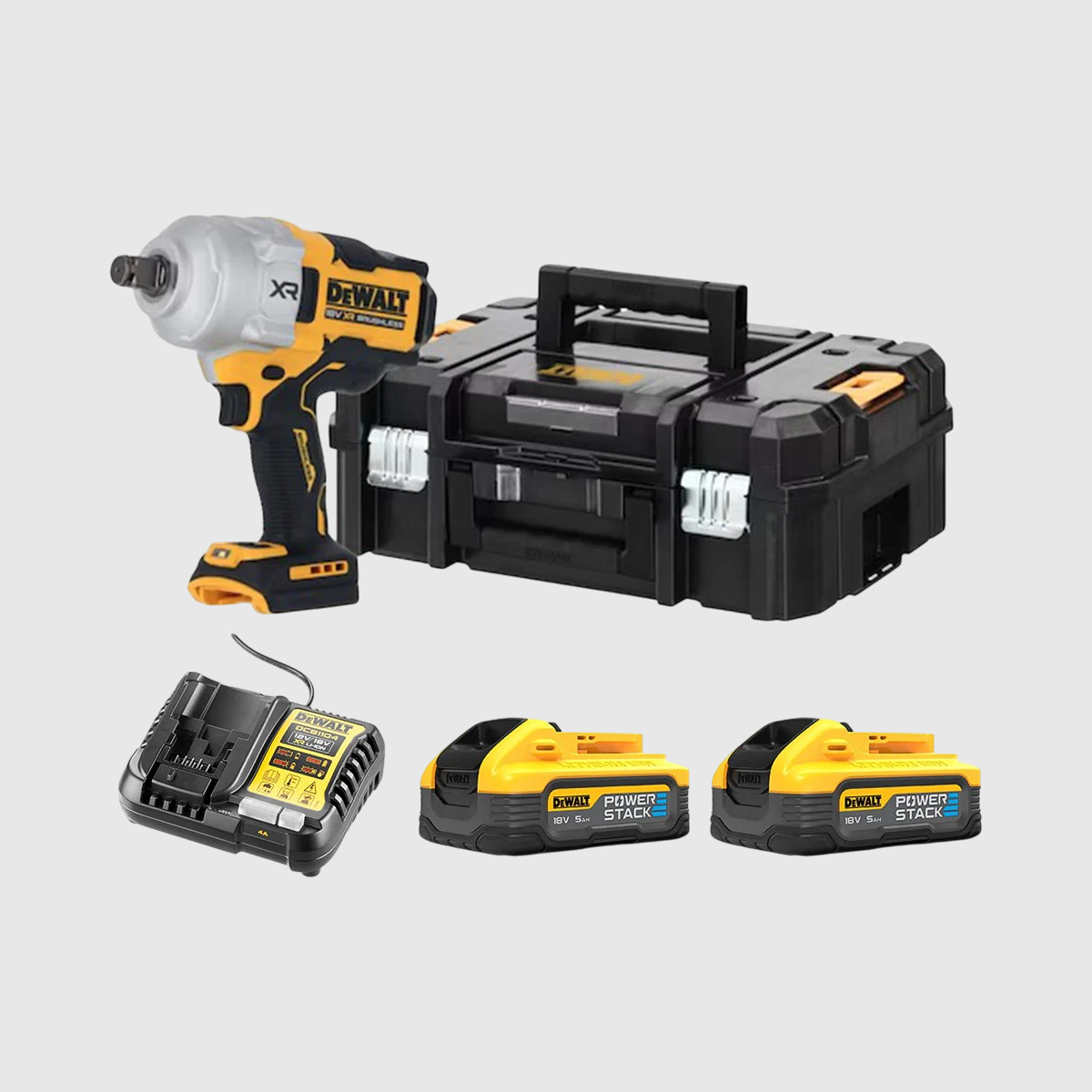 Avvitatore ad Impulsi Brushless 34 + 2 Batterie 5Ah DeWalt DCF964H2T-IT