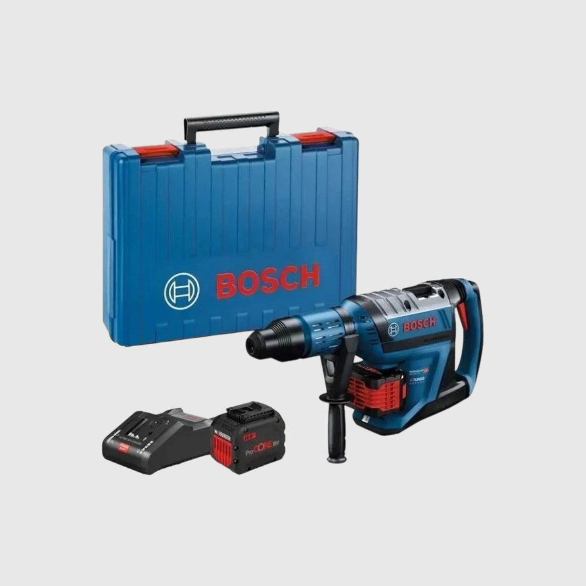 Martello Demolitore Rotativo Biturbo + 2 Batterie Bosch GBH 18V-45 C